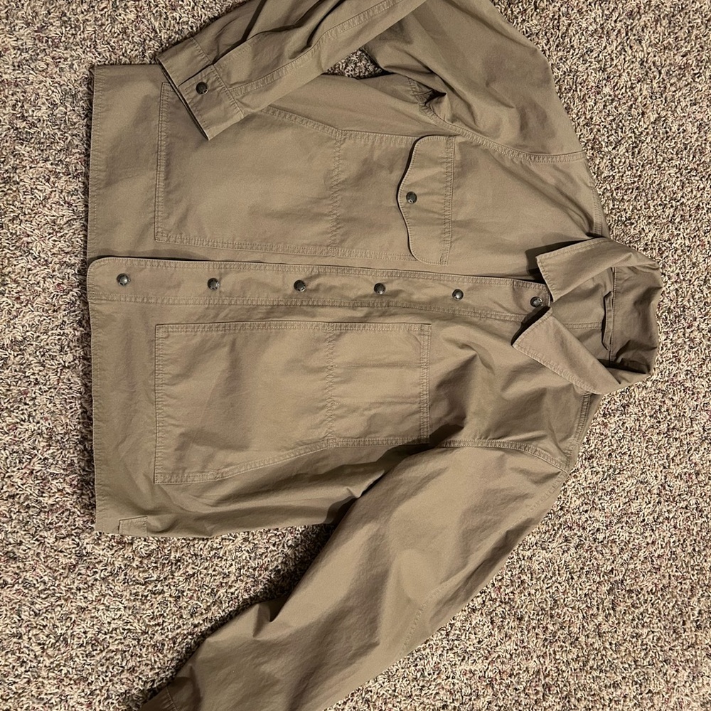 Men’s Large Filson Safari Cloth Khaki Jacket